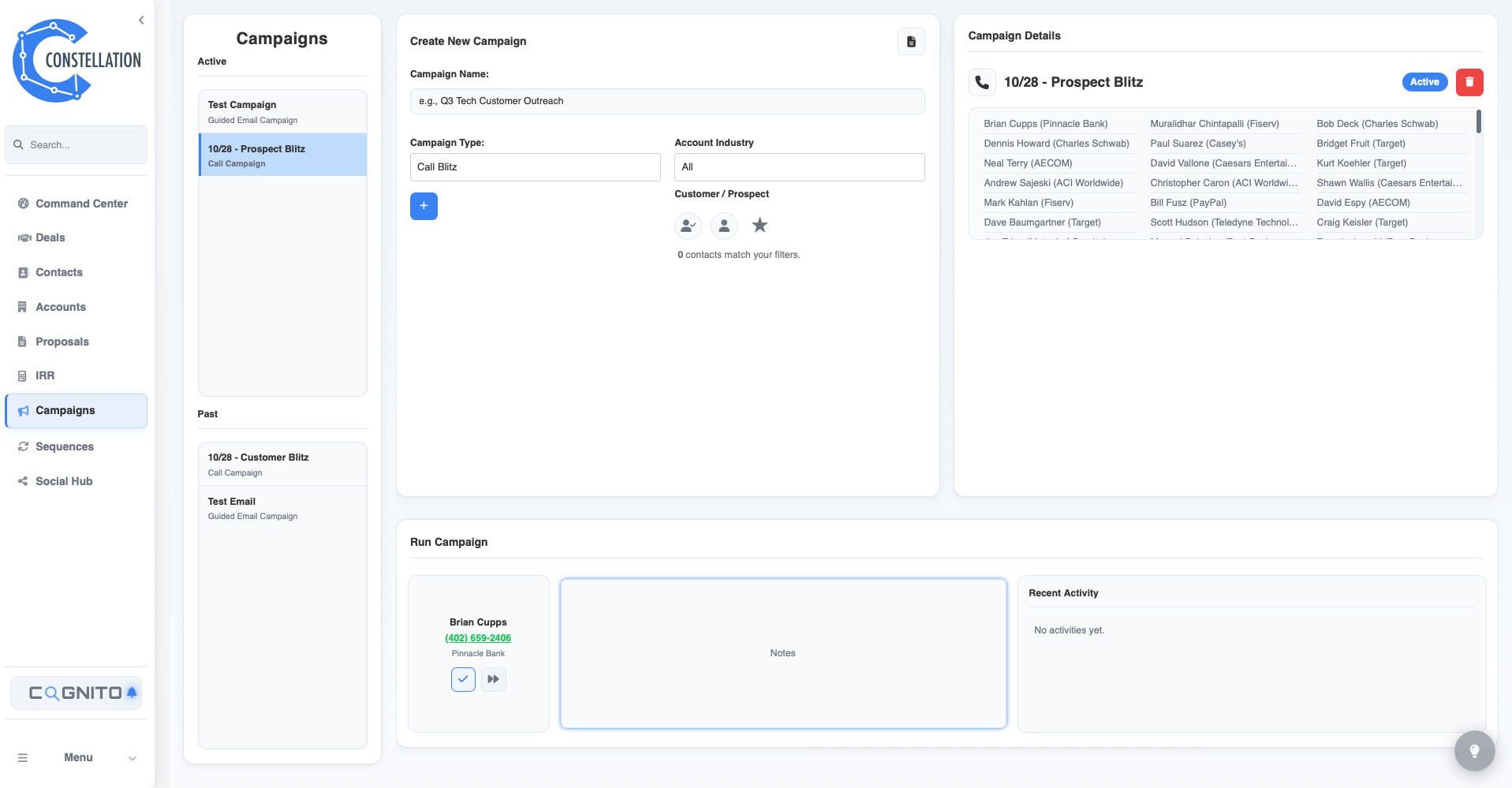 High Velocity Call Blitzes
