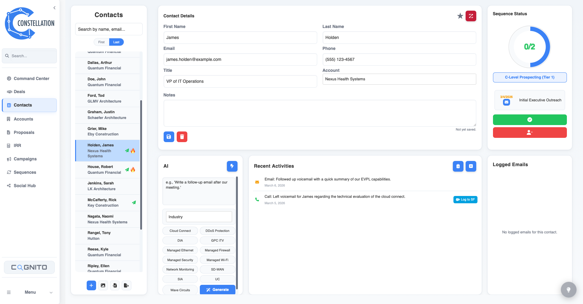 Contact Profile and ZoomInfo Sync